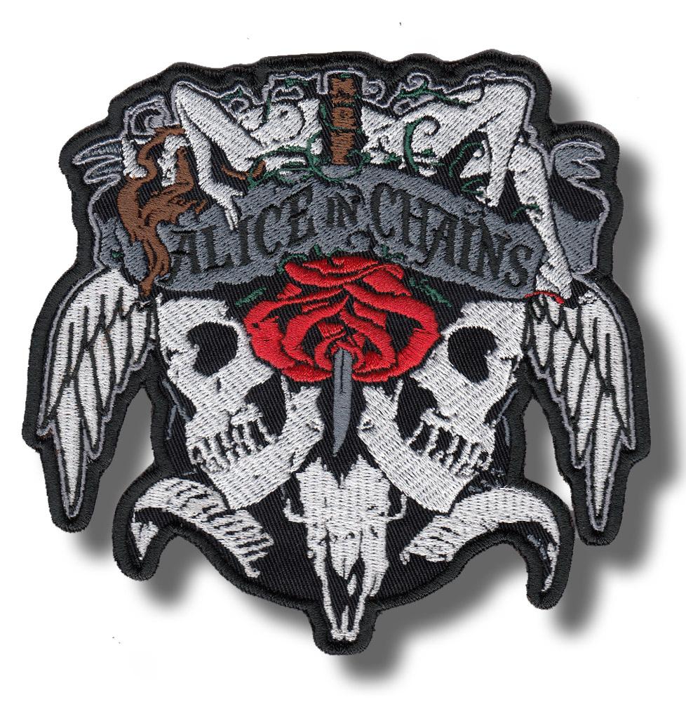 Alice in chains embroidered patch 10x10 CM