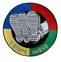 3-steps-ahead-embroidered-patch-antsiuvas