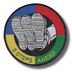 3-steps-ahead-embroidered-patch-antsiuvas