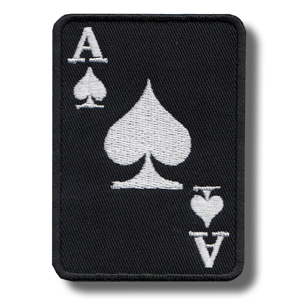 Ace of spade - embroidered patch 6x9 CM | Patch-Shop.com