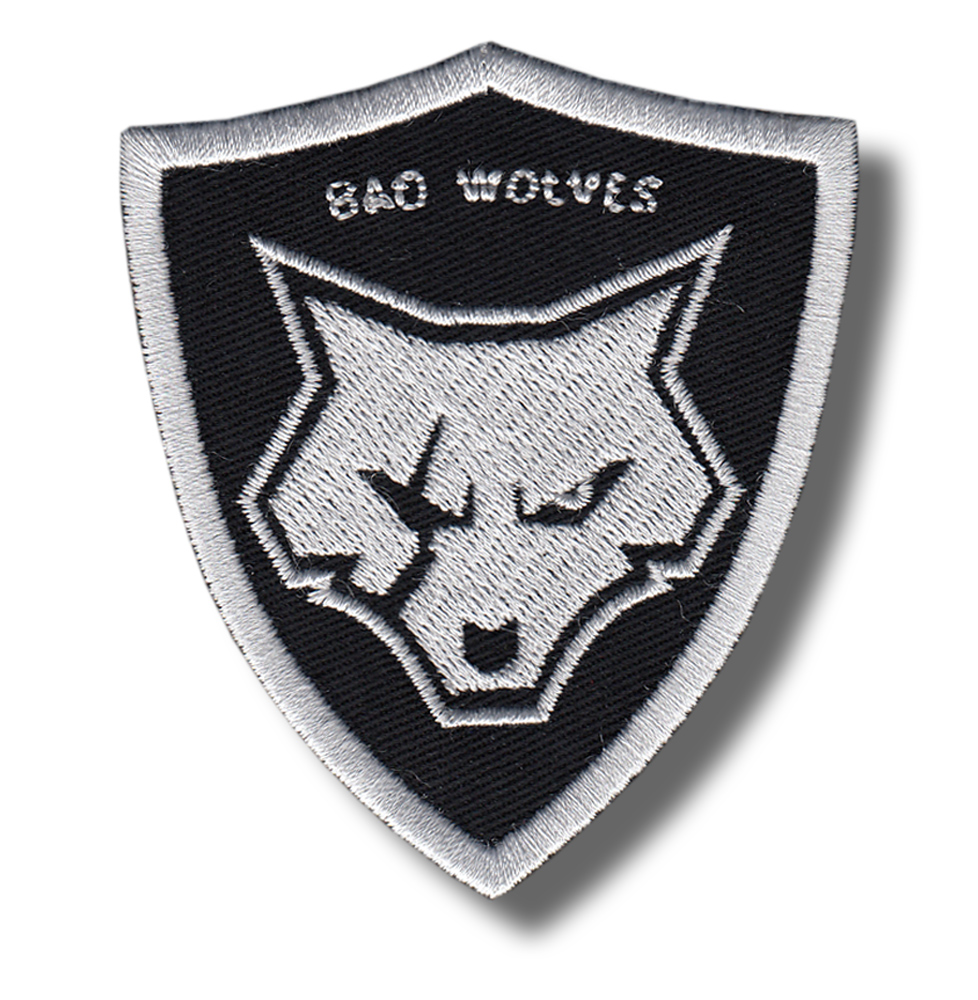 Bad wolves embroidered 7x8 CM | Patch-Shop.com