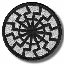 ID 5119 Sun Emblem Patch Tribal Symbol Sunshine Embroidered Iron On Applique