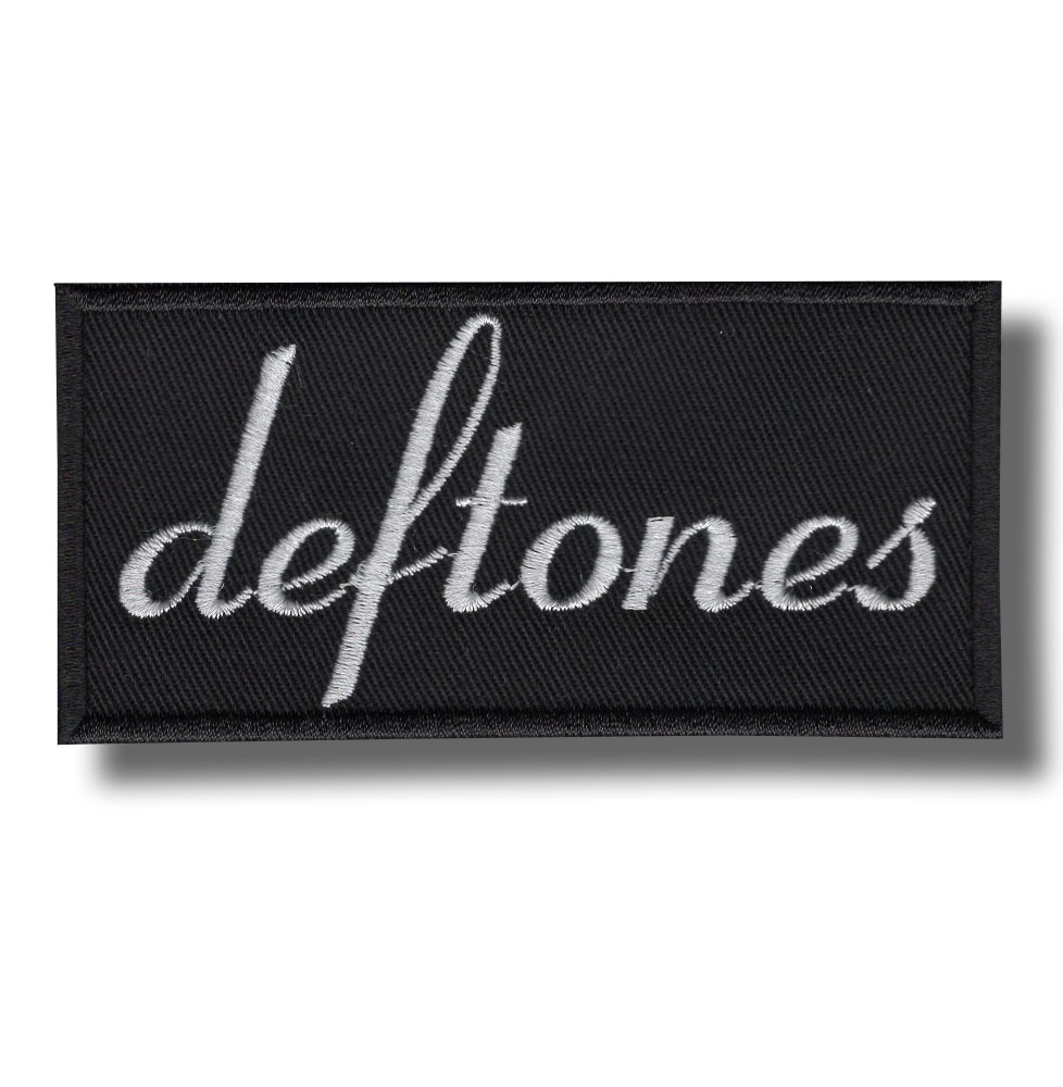 Deftones - embroidered patch 10x5 CM | Patch-Shop.com