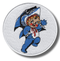 drain-shark-baby-embroidered-patch-antsiuvas