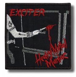 exciter-heavy-metal-maniac-embroidered-patch-antsiuvas