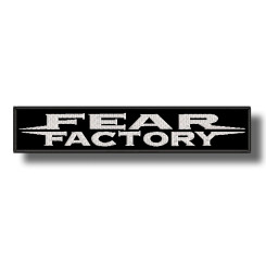 Fear factory - embroidered patch 20x4 CM | Patch-Shop.com