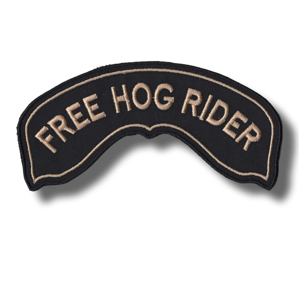 Free hog rider - embroidered patch 14x7 CM | Patch-Shop.com