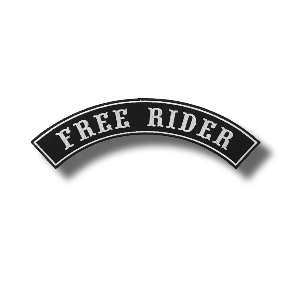 Free Rider 30x10 cm Toppa Patch 