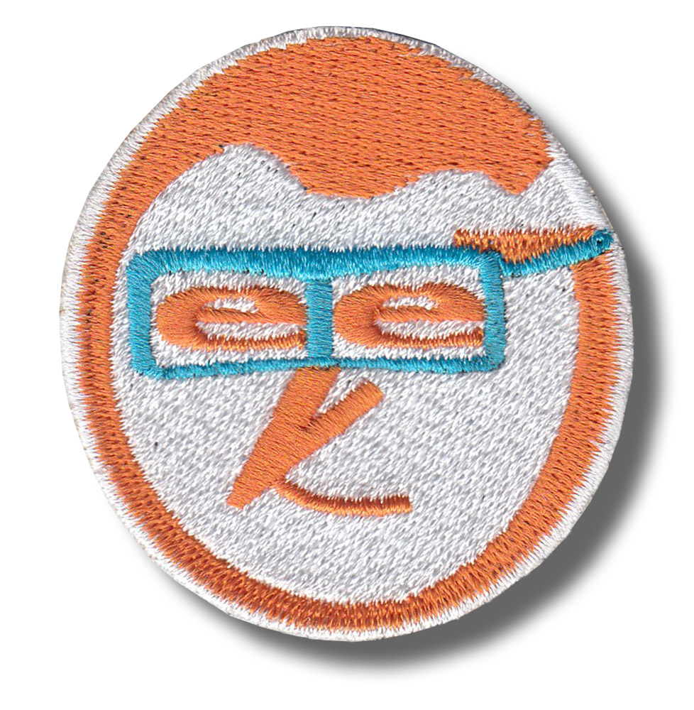 Geek Head - embroidered patch 5x6 CM | Patch-Shop.com