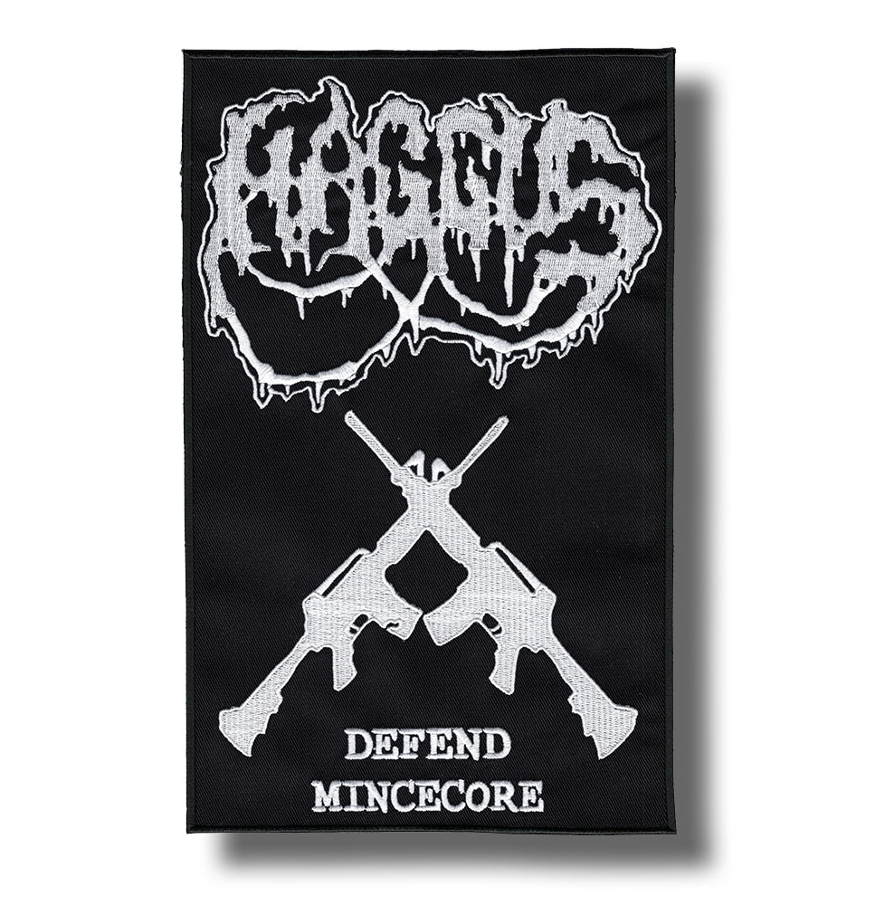 Haggus Defend Mincecore - embroidered patch 25x36 CM | Patch-Shop.com
