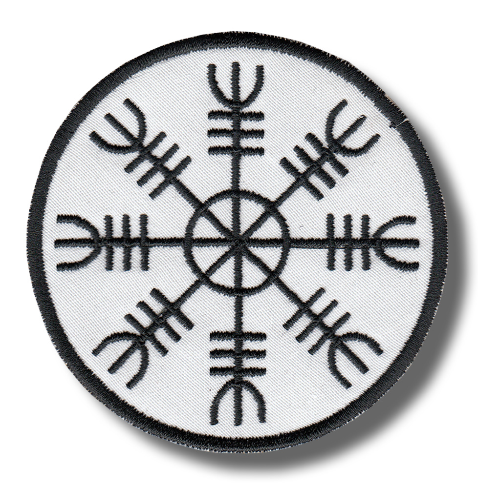 Helm of awe - embroidered patch 8x8 CM | Patch-Shop.com