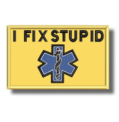 i-fix-stupid-embroidered-patch-antsiuvas