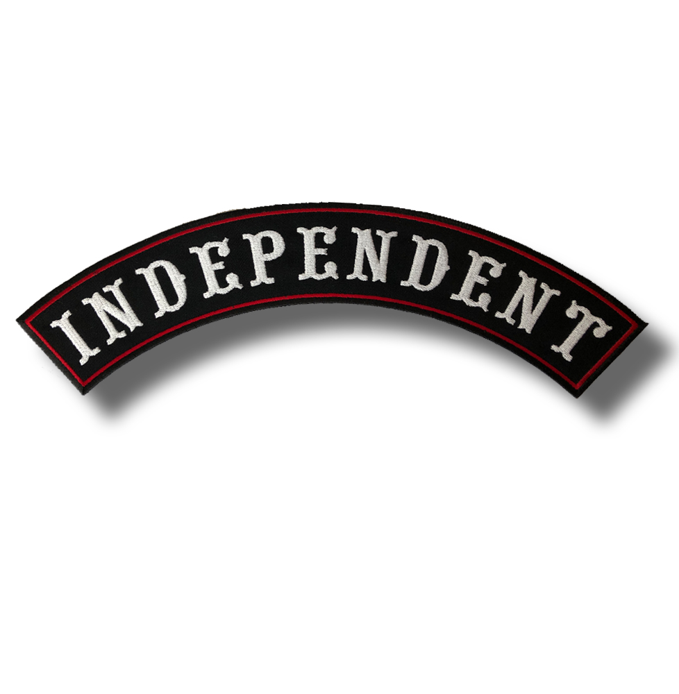 Independent - embroidered patch 36x11 CM | Patch-Shop.com