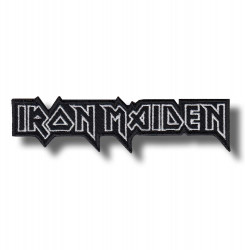 Iron maiden black - embroidered patch 13x4 CM | Patch-Shop.com