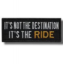 its-the-ride-embroidered-patch-antsiuvas