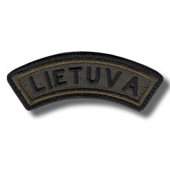 Any Lithuania Town City Name Embroidered On To This Lithuanian Lietuva Patch A