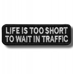 life-is-too-short-embroidered-patch-antsiuvas