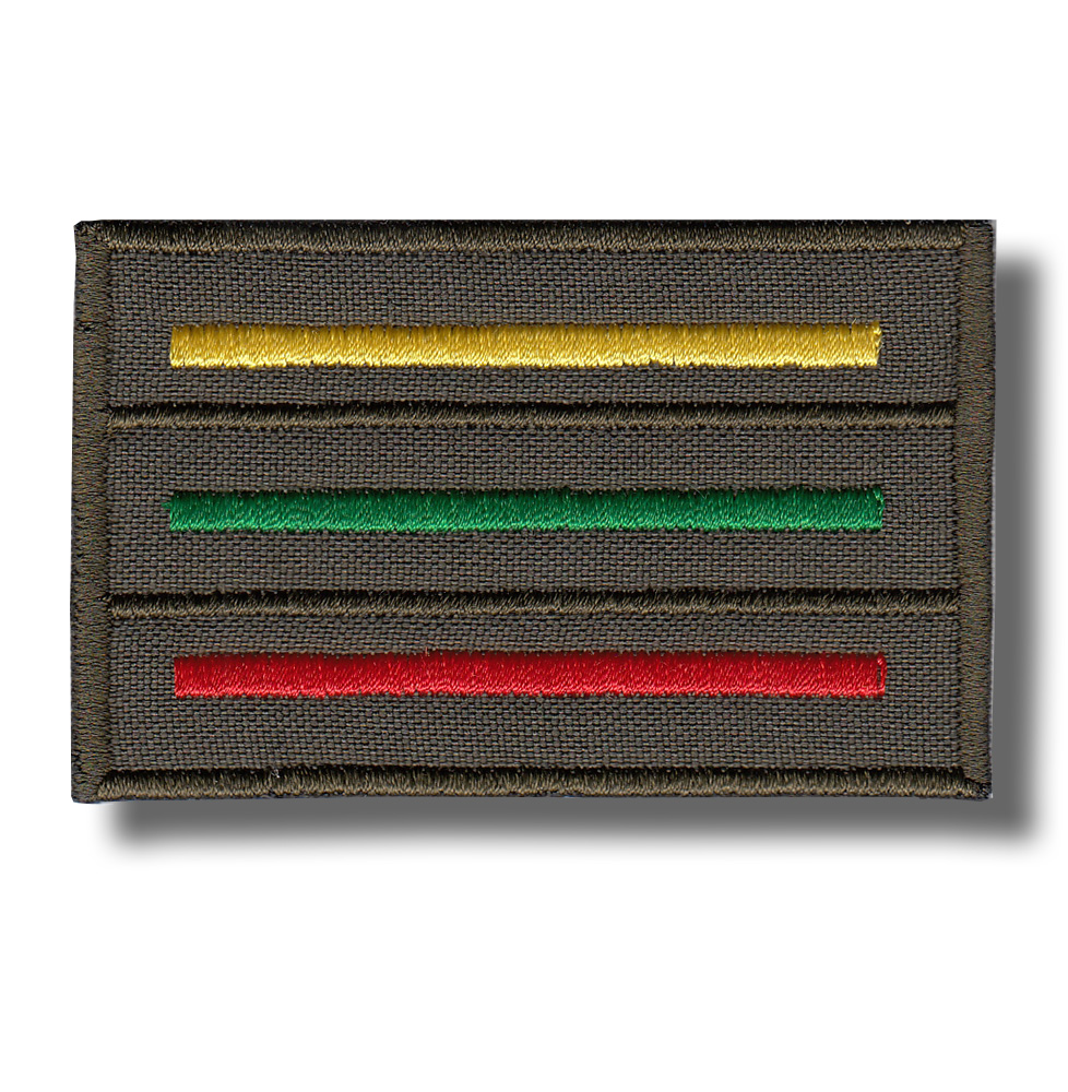 Lithuania flag - embroidered patch 8x5 CM | Patch-Shop.com