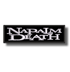 Napalm Death - embroidered patch 9x3 CM | Patch-Shop.com