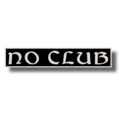 no-club-embroidered-patch-antsiuvas