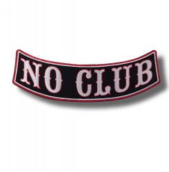 no-club-embroidered-patch-antsiuvas