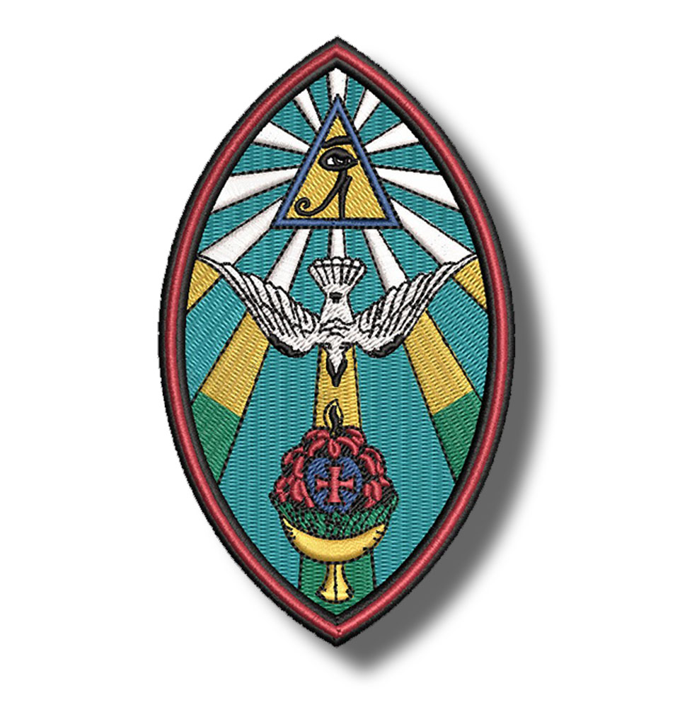 Vintage Ordo Templi Orientis Pendant – Black, Unisex, Wicca Magic Society