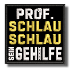 prof-schlau-schlau-embroidered-patch-antsiuvas