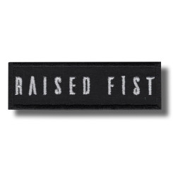 Raised Fist - embroidered patch 10x3 CM | Patch-Shop.com