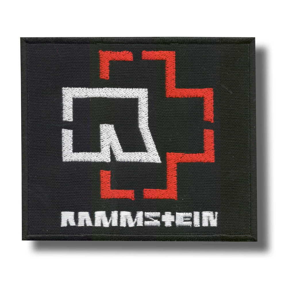 Rammstein - embroidered patch 10x9 CM