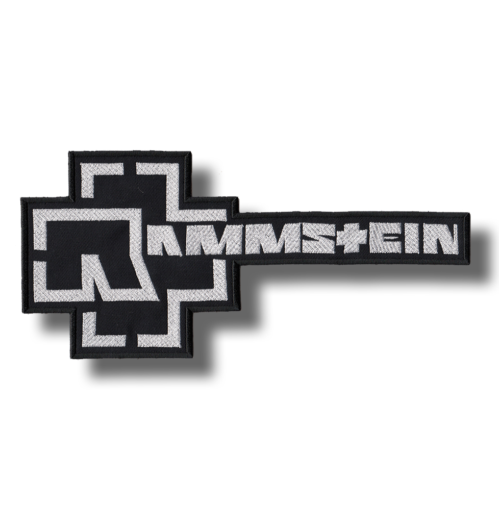 Rammstein - embroidered patch 25x12 CM