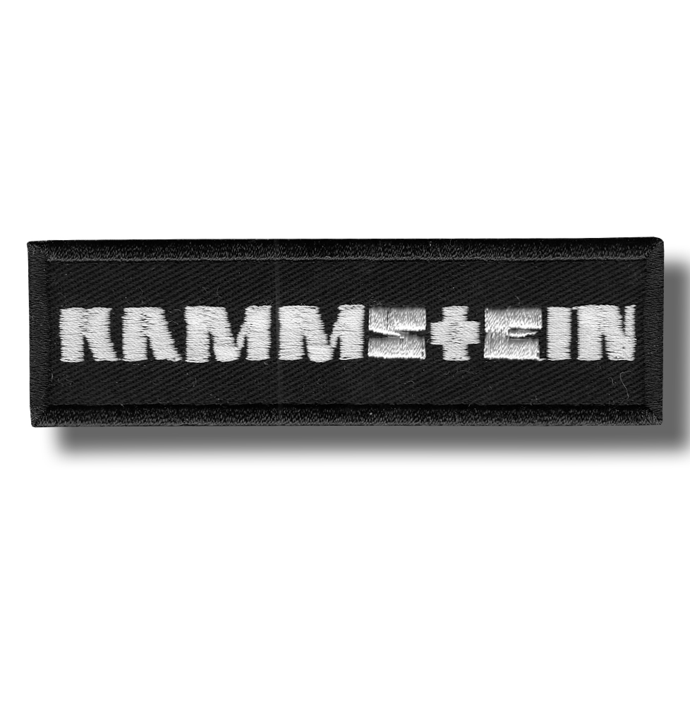 Rammstein - embroidered patch 10x3 CM