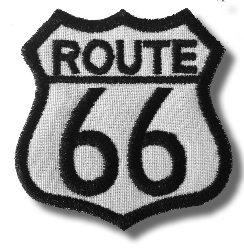 Route 66 - embroidered patch 6x6 CM | Patch-Shop.com