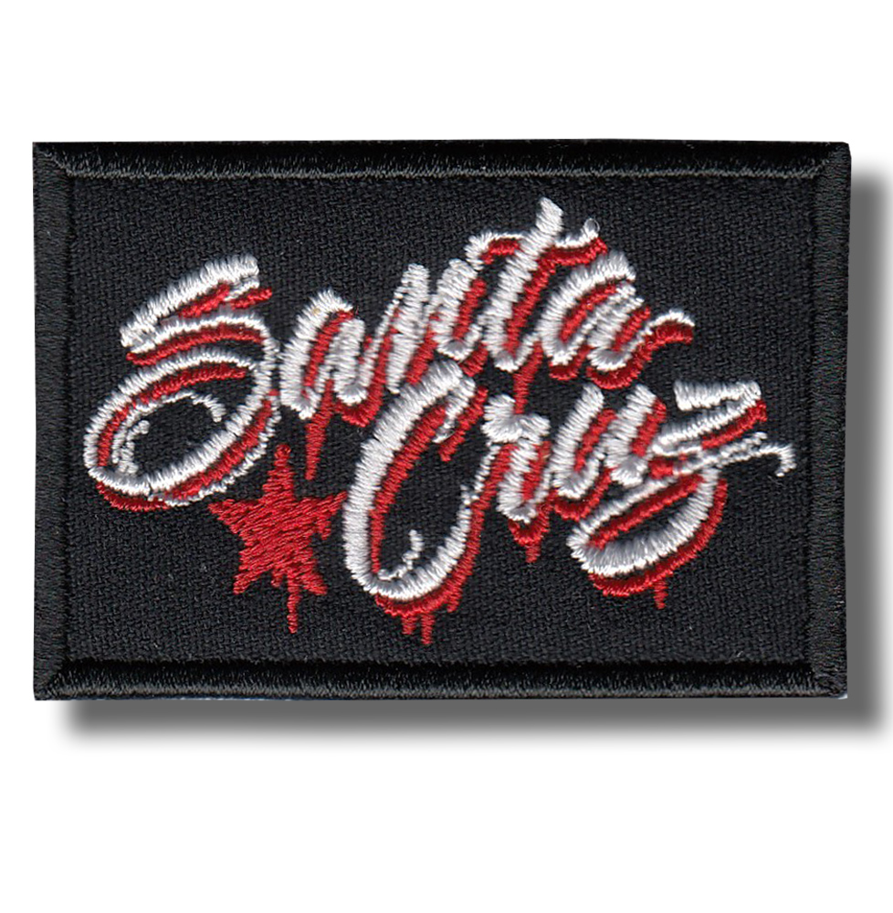 Santa Cruz embroidered patch 6x4 CM Patch Shop