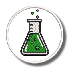 science-flask-embroidered-patch-antsiuvas