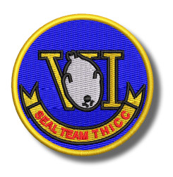 Seal Team - embroidered patch 6x6 CM | Patch-Shop.com