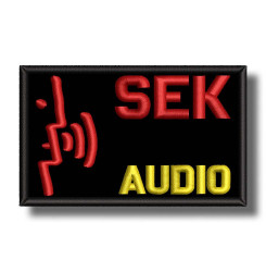 sek-audio-embroidered-patch-antsiuvas