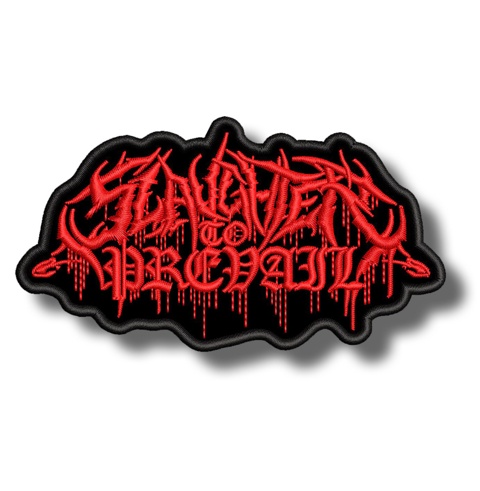 Slaughter to prevail - embroidered patch 11x6 CM | Patch-Shop.com