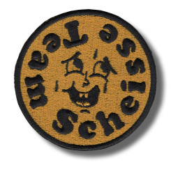 team-scheisse-embroidered-patch-antsiuvas