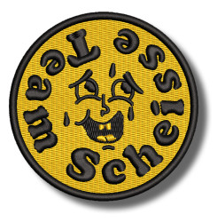 team-scheisse-embroidered-patch-antsiuvas