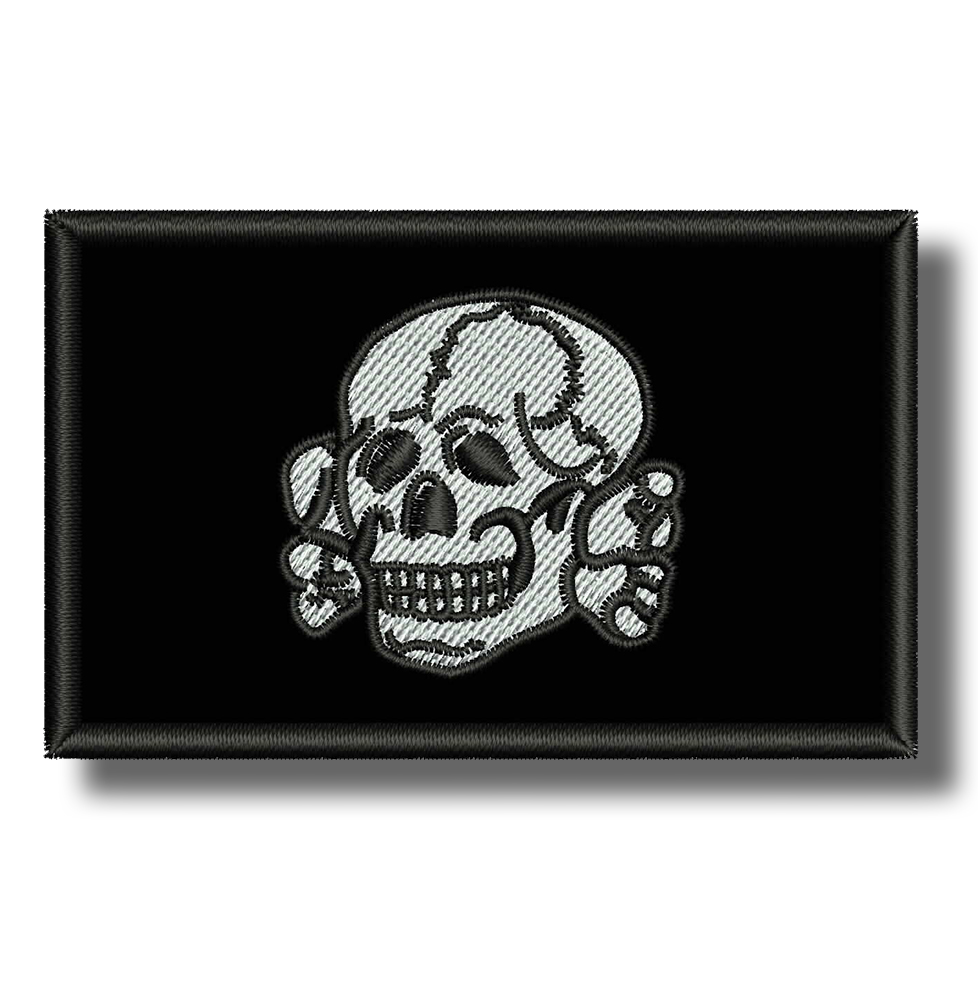 Totenkopf - embroidered patch 8x5 CM