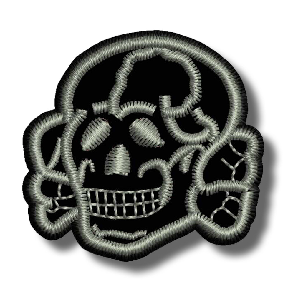 Totenkopf Skull - Embroidered Patch 3x3 CM | Patch-Shop.com