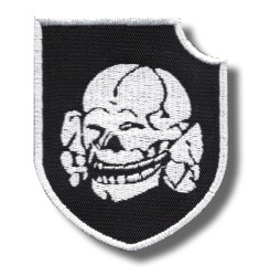 Totenkopf Troll - embroidered patch 7x8 CM | Patch-Shop.com